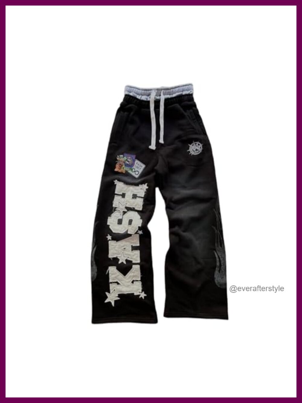 Double Waisted Baggy Sweatpants Wide Leg Y2K Streetwear Lounge Pants